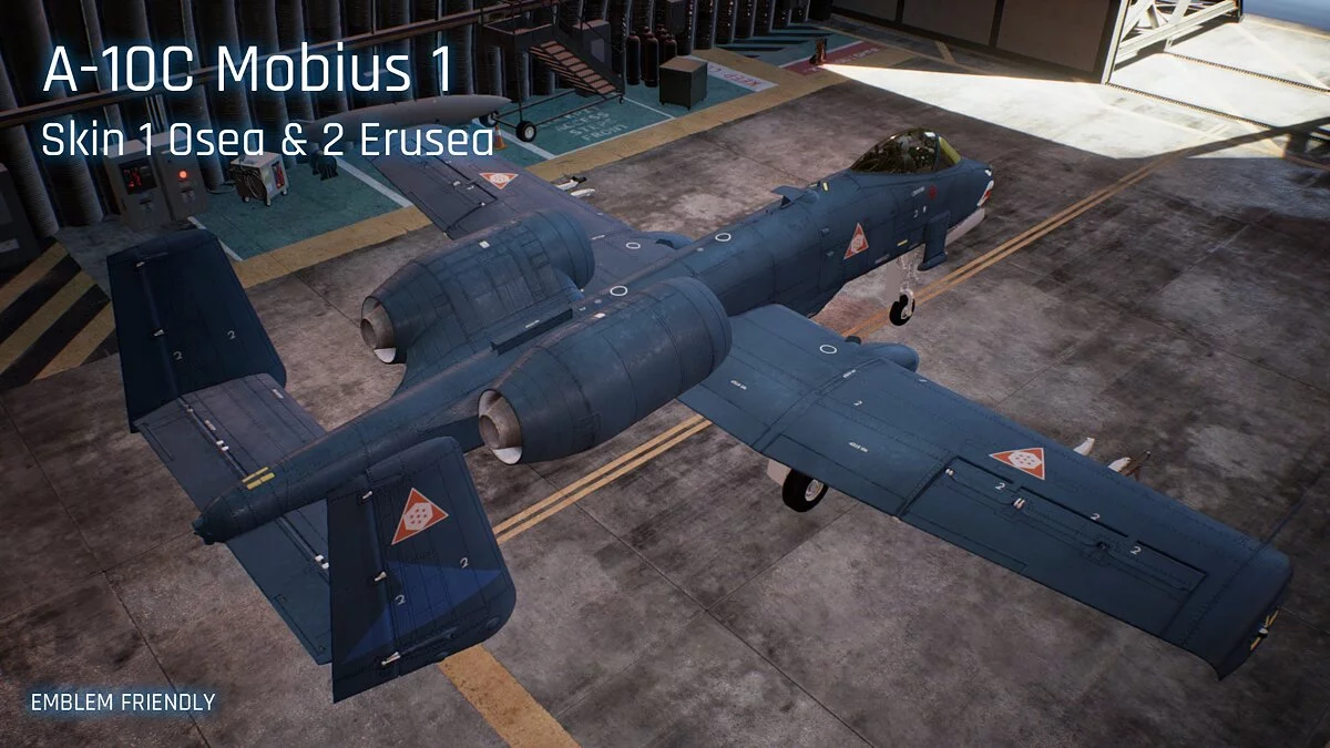 Ace Combat 7: Skies Unknown — Тонированное покрытие для A-10C Mobius