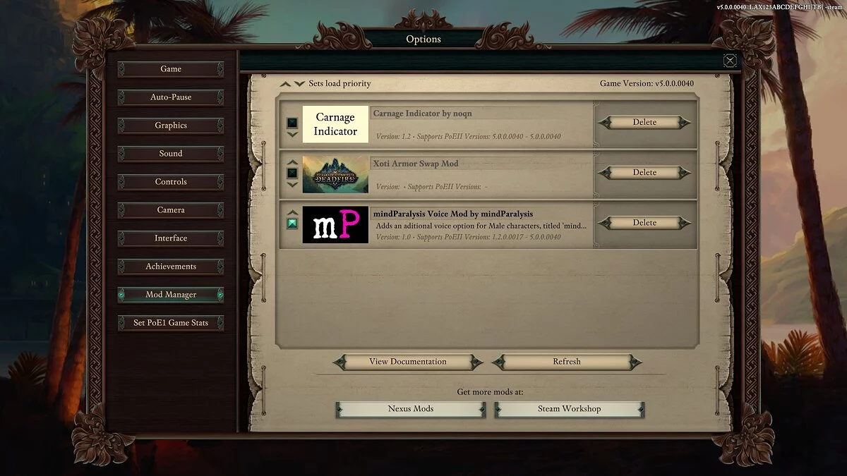Pillars of Eternity 2: Deadfire — Пользовательский голосовой пакет