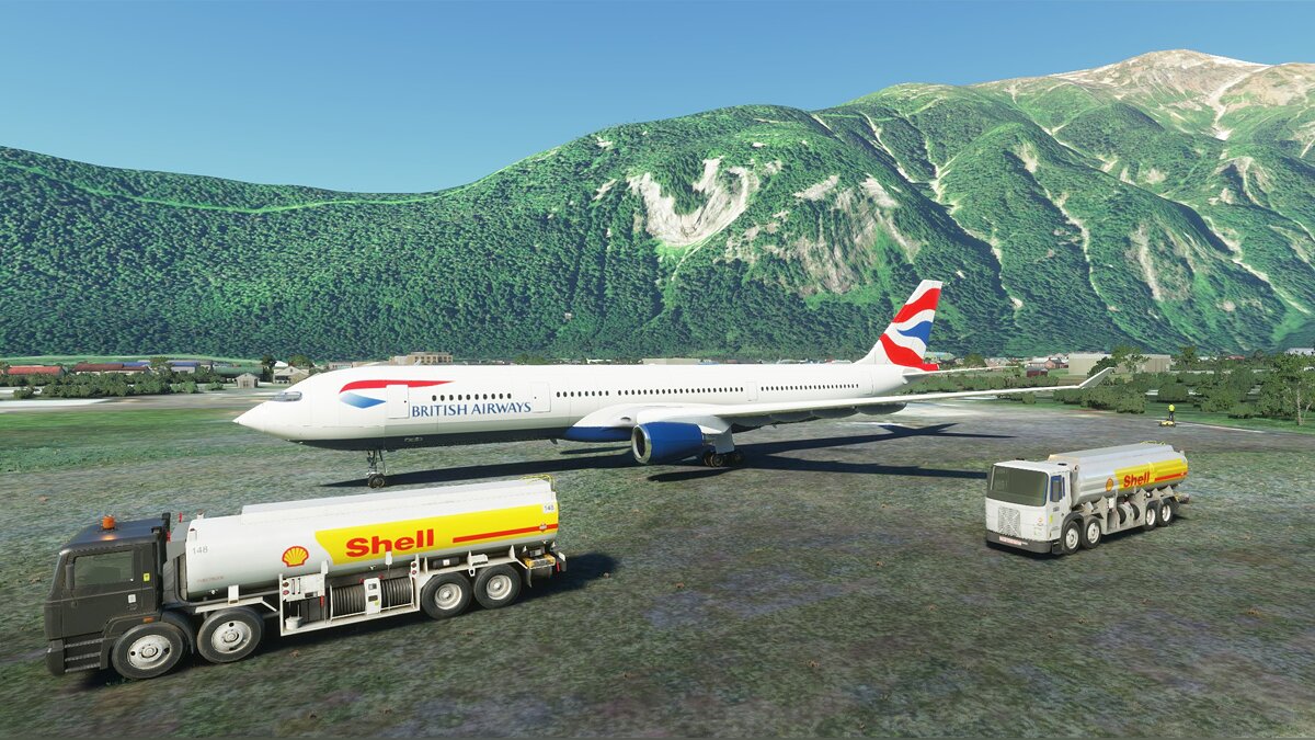 Microsoft Flight Simulator — Топливные грузовики Shell