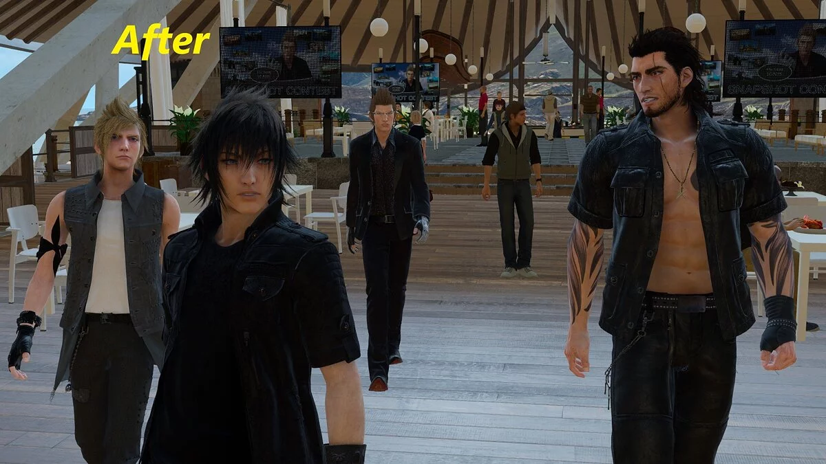 Final Fantasy XV — Исправление проблемы с тенями