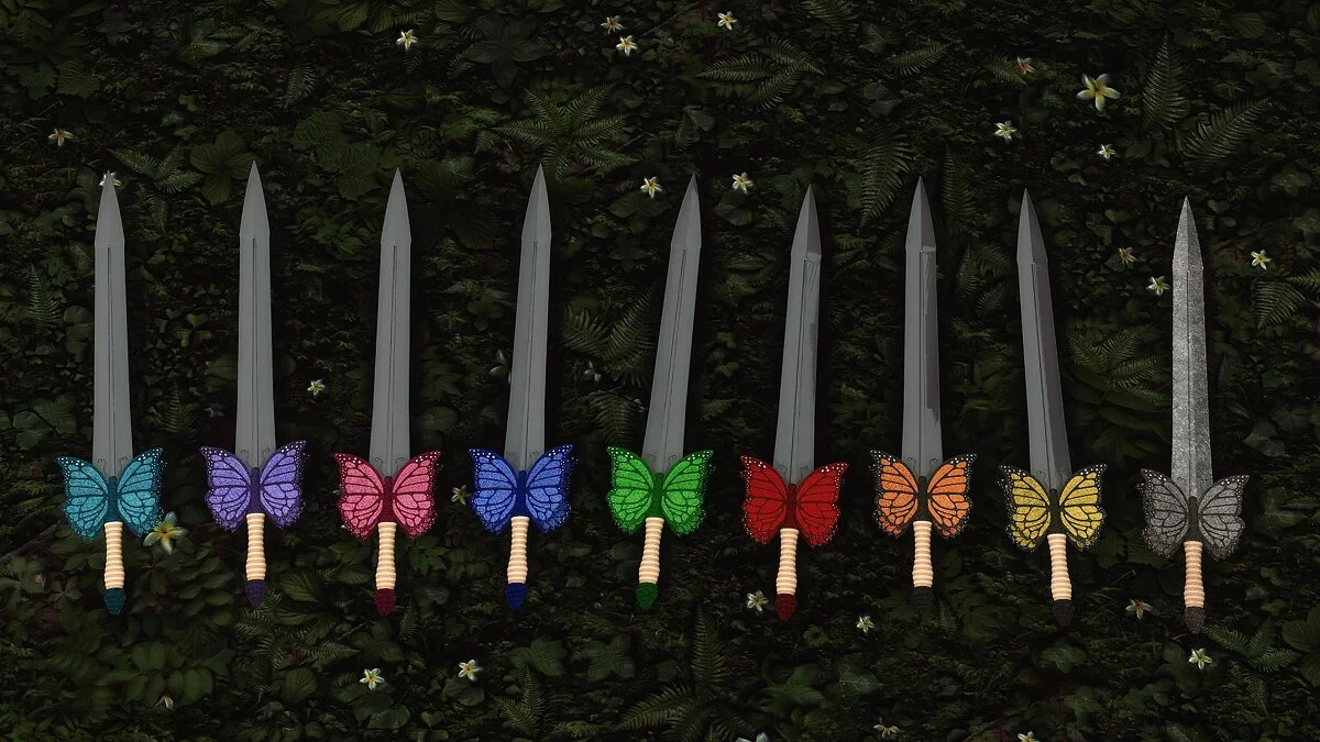 Elder Scrolls 5: Skyrim Special Edition — Меч с бабочкой