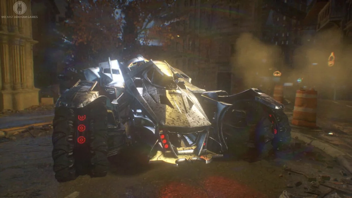 Batman: Arkham Knight Game of the Year Edition — Серебряный бэтмобиль