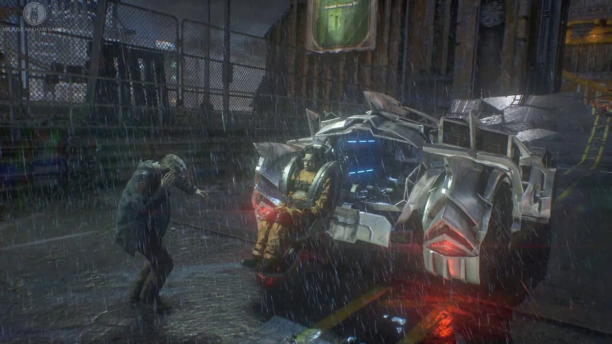 Batman: Arkham Knight Game of the Year Edition — Серебряный бэтмобиль