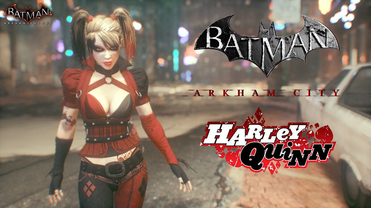 Batman Arkham Knight Game Of The Year Edition — Харли Квинн из игры Batman Arkham City Моды 1985