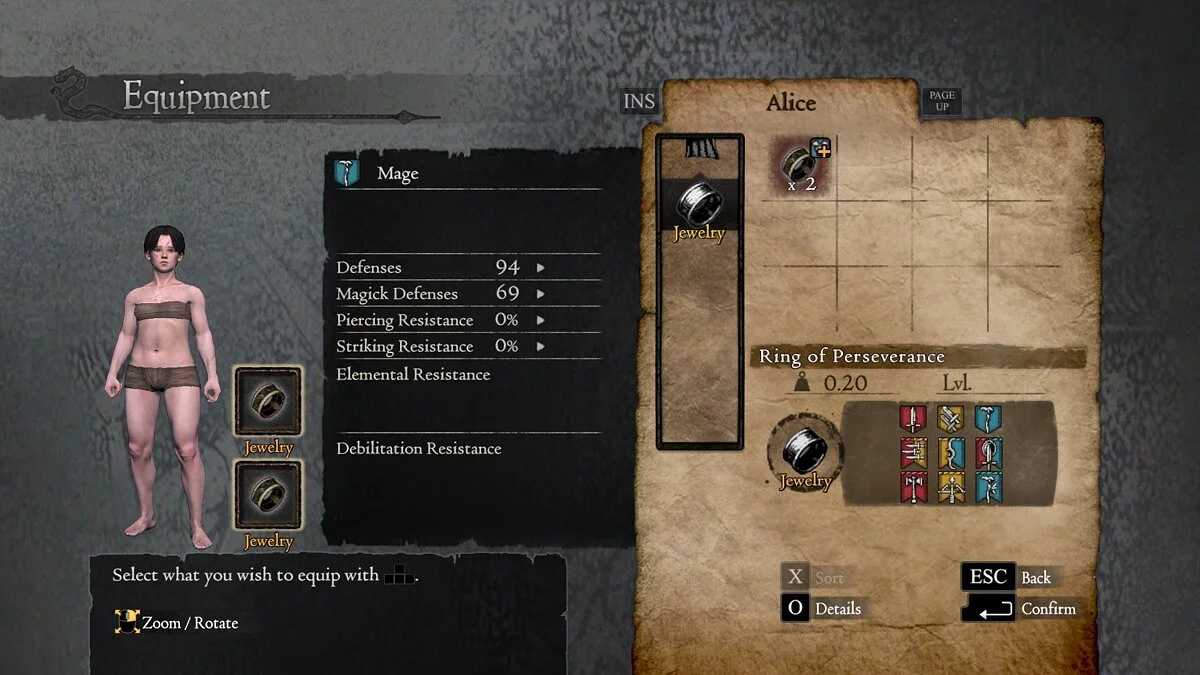 Dragon's Dogma: Dark Arisen — Сохранение (5 Lvl. Ring of Perseverance x2)
