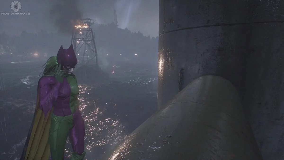 Batman: Arkham Knight Game of the Year Edition — Бэтгел и Найтвинг в образе Джокера