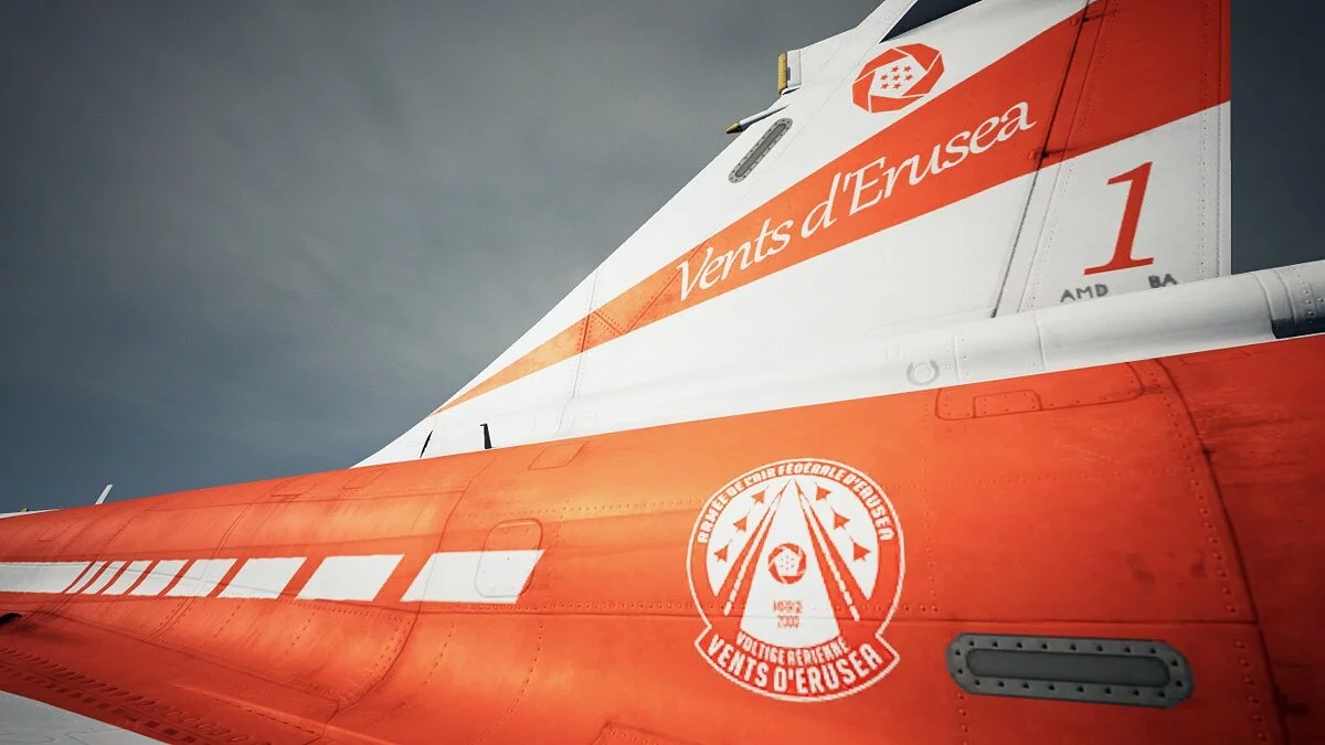 Ace Combat 7: Skies Unknown — Мираж 2000-5 с раскраской Vents d'Erusea