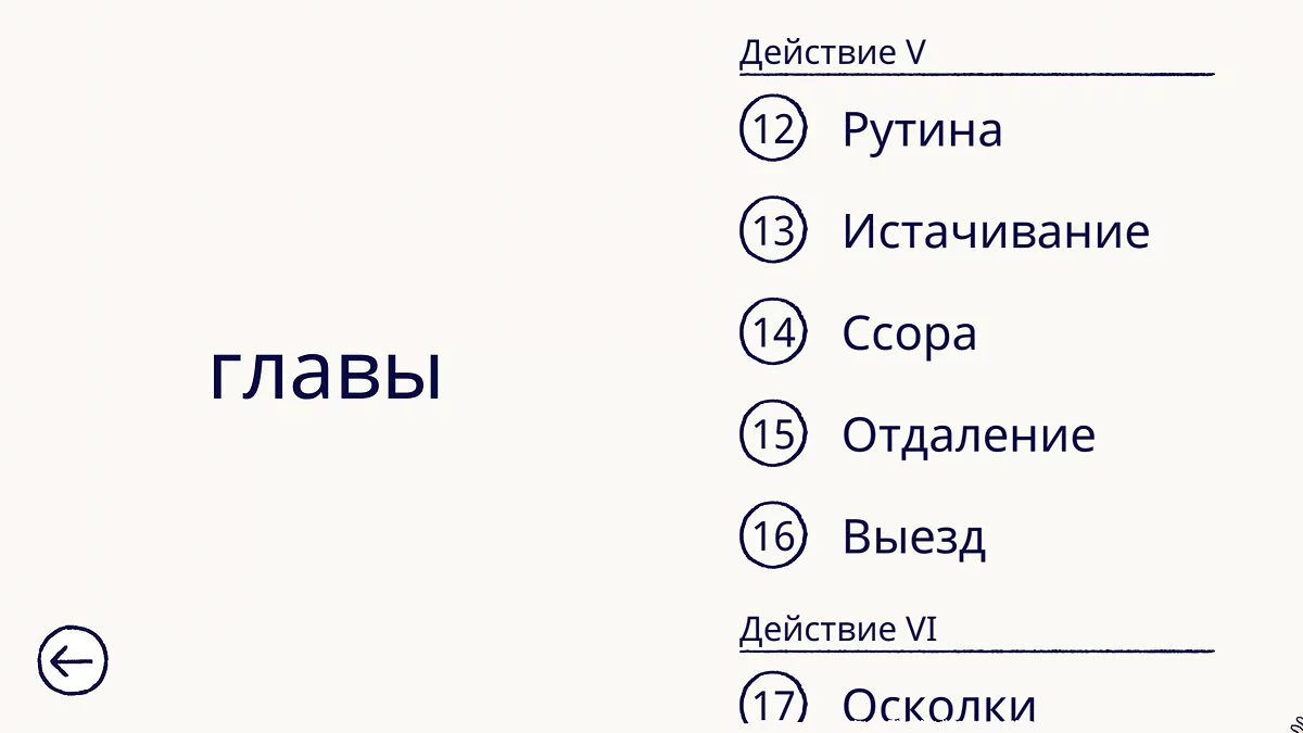 Florence — Сохранение (Сюжет пройден)
