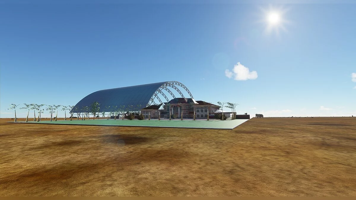 Microsoft Flight Simulator — Роскошная вилла в Сомали