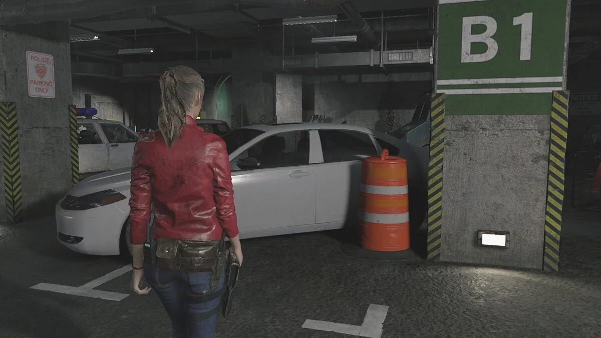 Resident Evil 2 — Отдаление камеры от Клэр 1.2