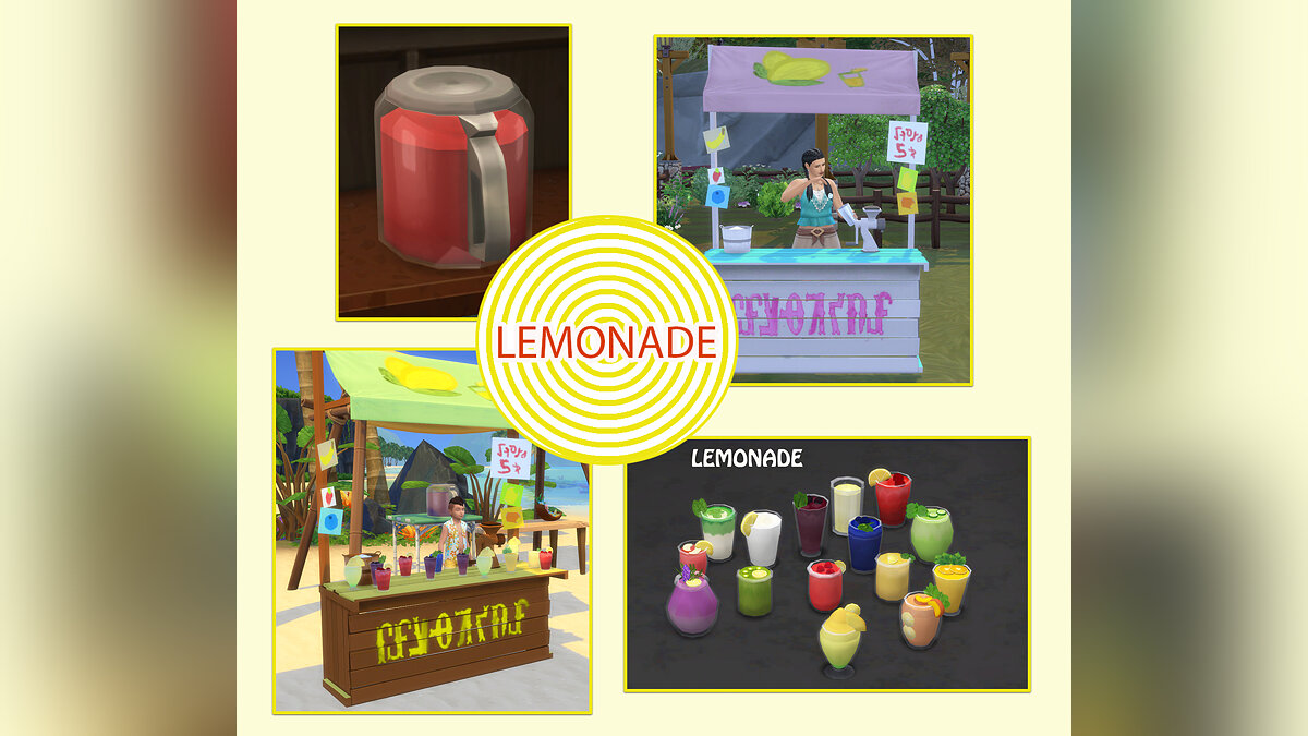 The Sims 4 — Продажа лимонада