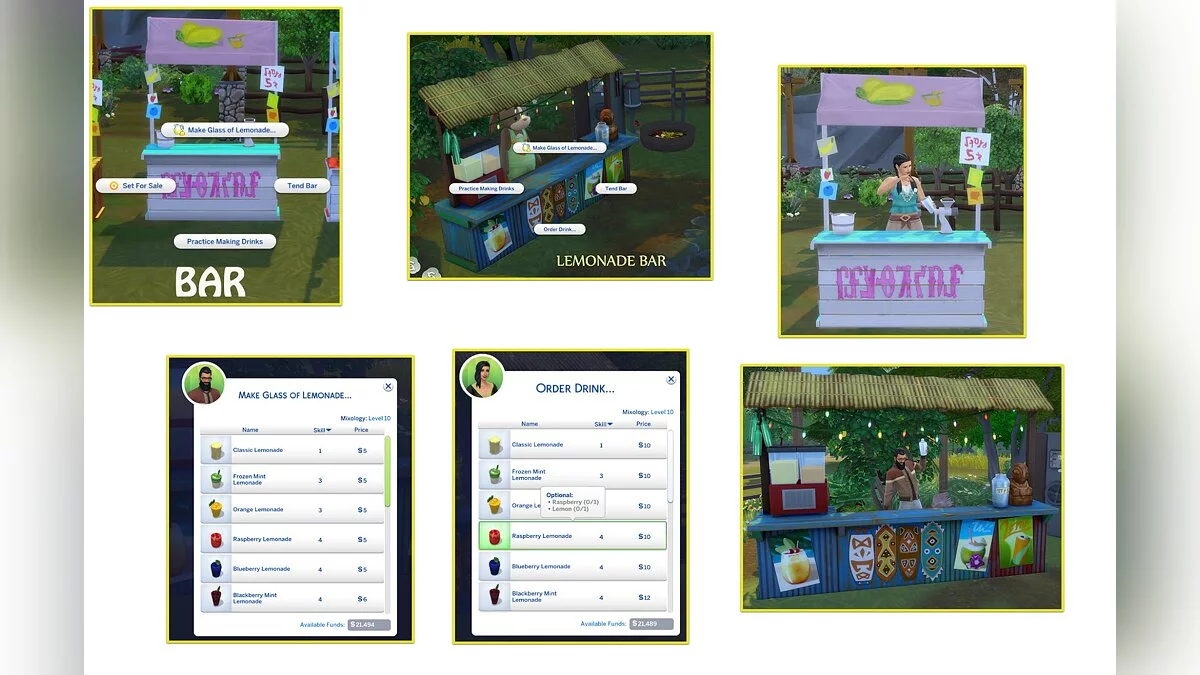 The Sims 4 — Продажа лимонада
