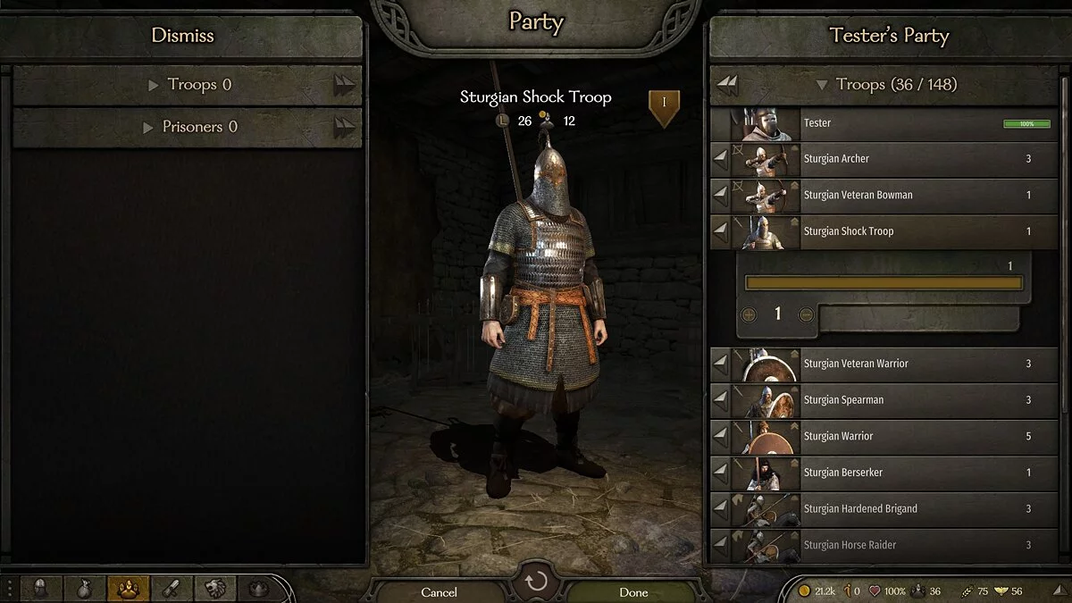 Mount & Blade 2: Bannerlord — Улучшенная броня стургианских войск