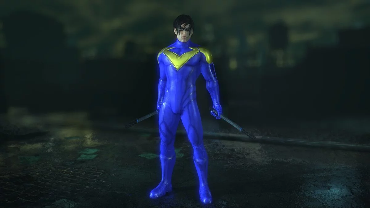 Batman: Arkham City — Найтвинг в стиле 90-х