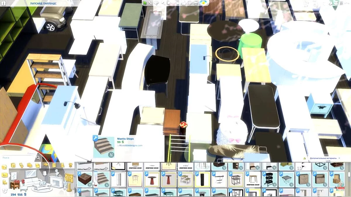 The Sims 4 — Большой пак столов и освещения (457/312 Вариантов)