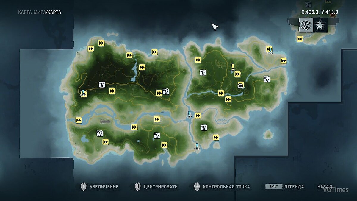 Far Cry 3 — Сохранение (На Миссии "Черное Золото", открыты все вышки, захвачены все аванпосты на всех островах)