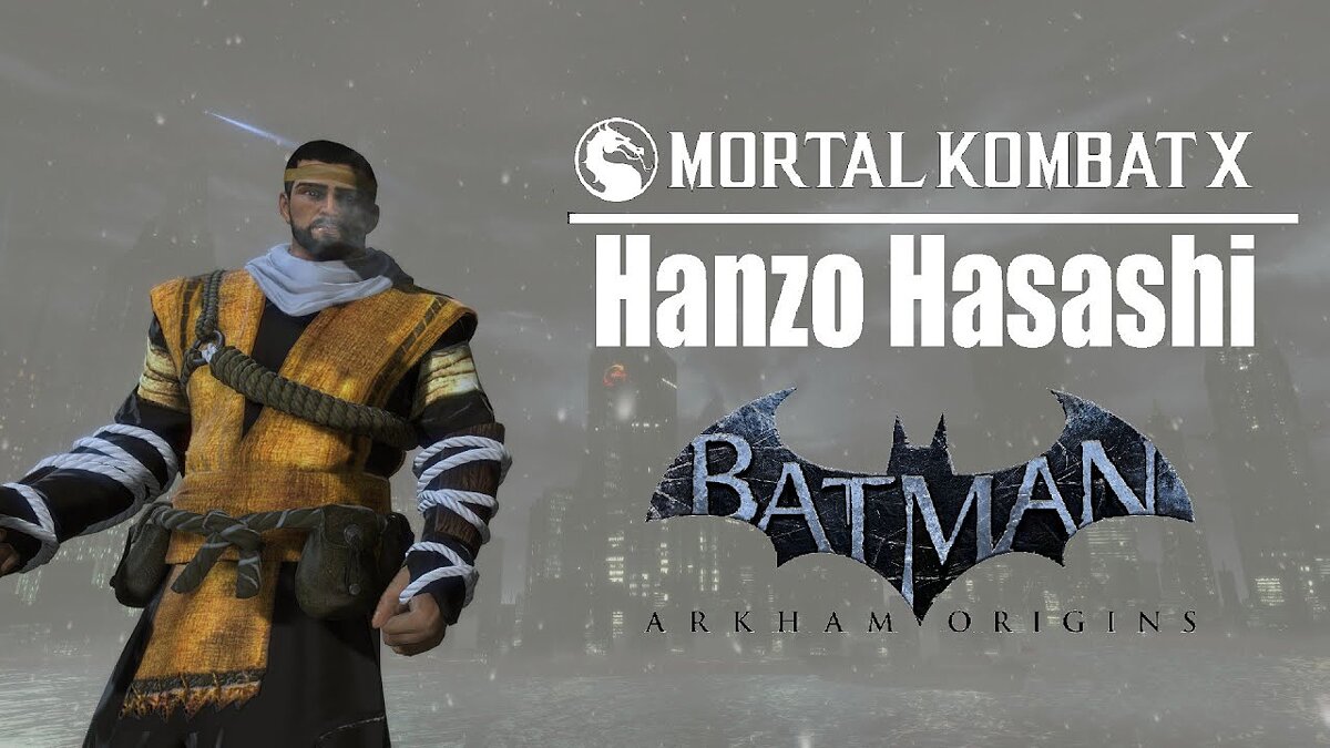 Batman: Arkham Origins — Ханзо Хасаши из игры Mortal Kombat 11
