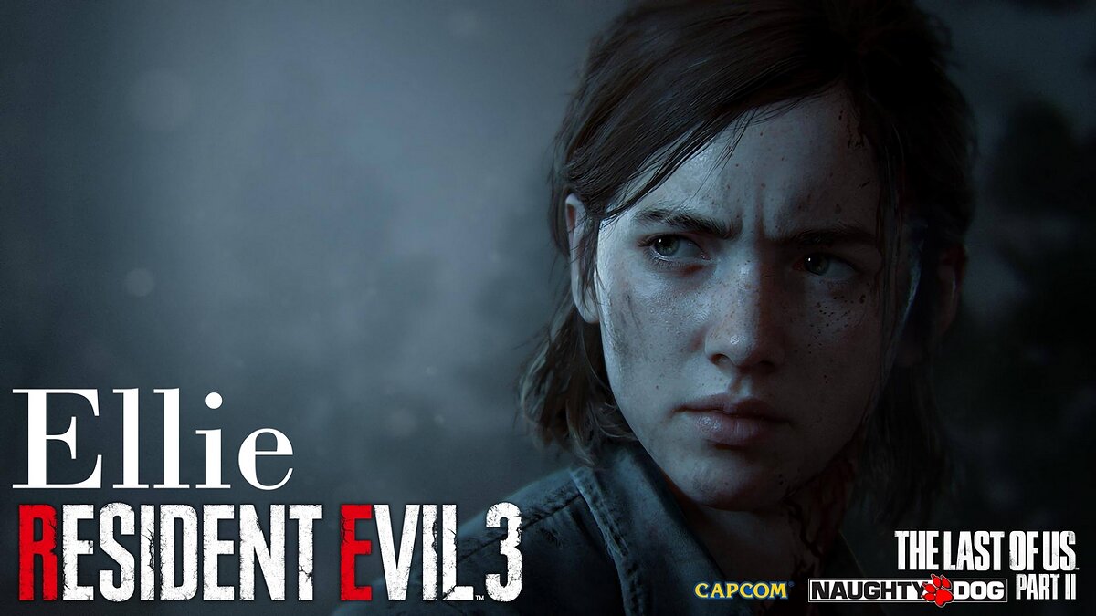 Resident Evil 3 — Элли из игры The Last of Us: Part 2