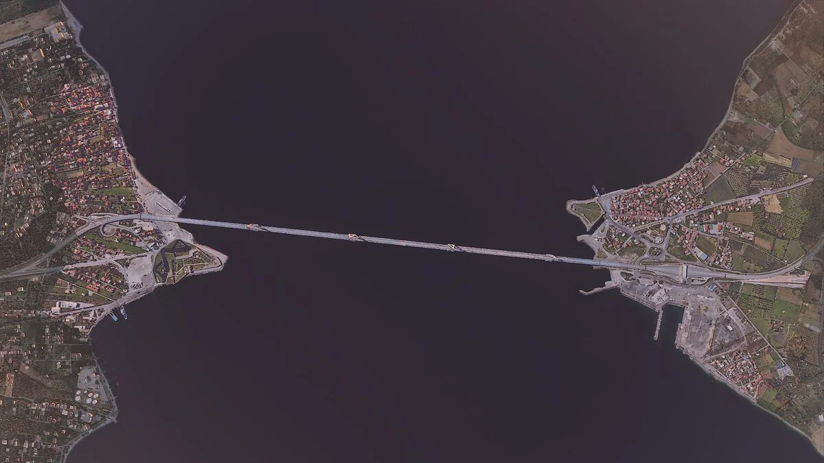Microsoft Flight Simulator — Харилаос Трикупис - самый длинный подвесной мост