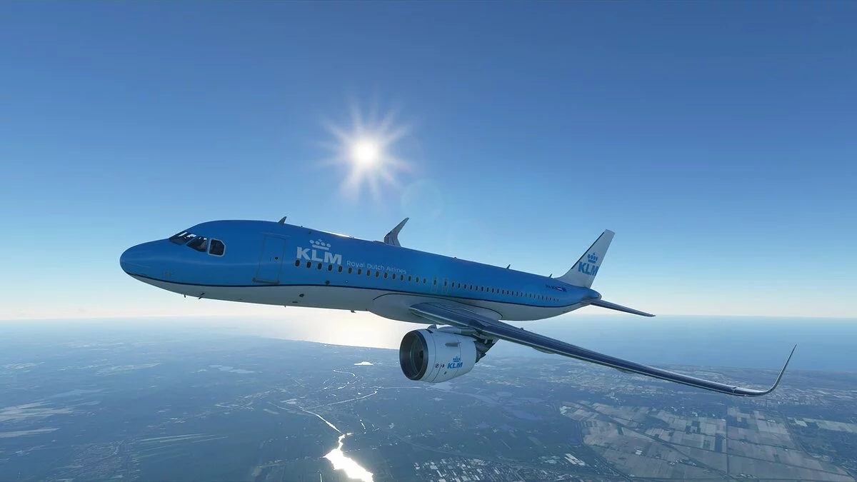 Microsoft Flight Simulator — Раскраска KLM для A320