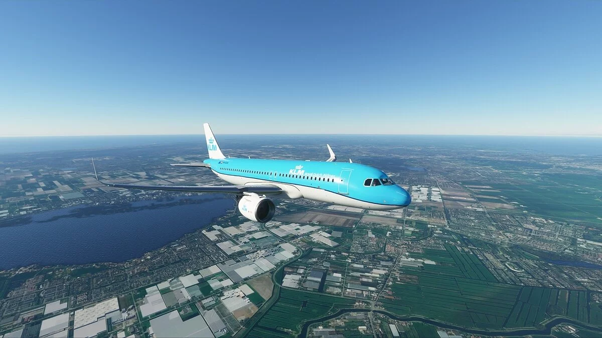 Microsoft Flight Simulator — Раскраска KLM для A320