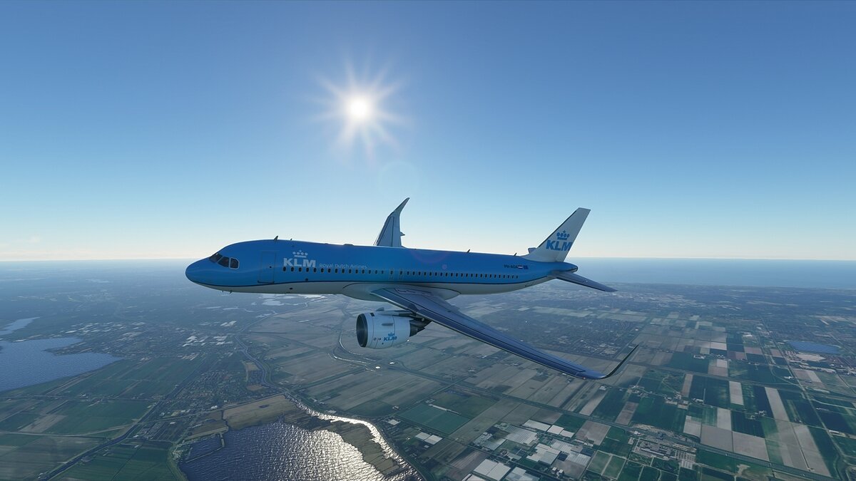 Microsoft Flight Simulator — Раскраска KLM для A320