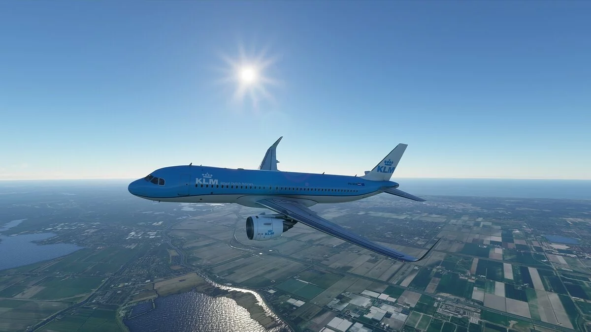 Microsoft Flight Simulator — Раскраска KLM для A320