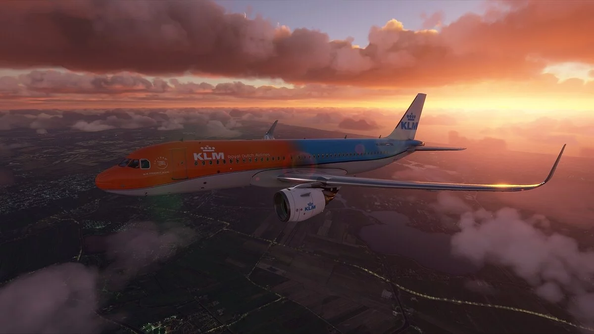 Microsoft Flight Simulator — KLM A320 - Оранжевая гордость