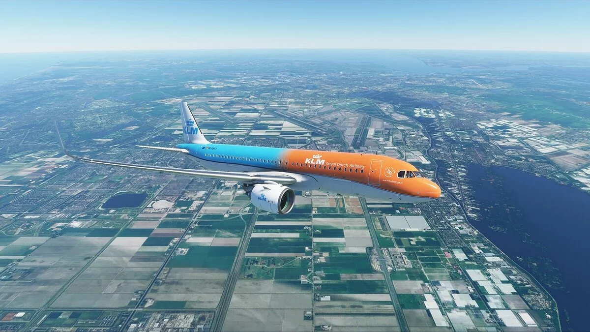 Microsoft Flight Simulator — KLM A320 - Оранжевая гордость
