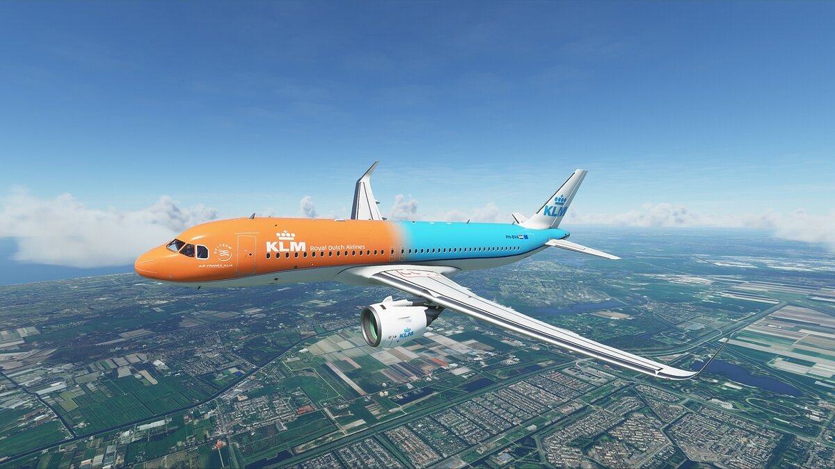 Microsoft Flight Simulator — KLM A320 - Оранжевая гордость