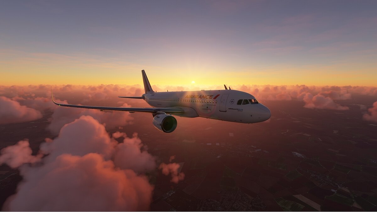 Microsoft Flight Simulator — Раскраска Air France для самолета A320