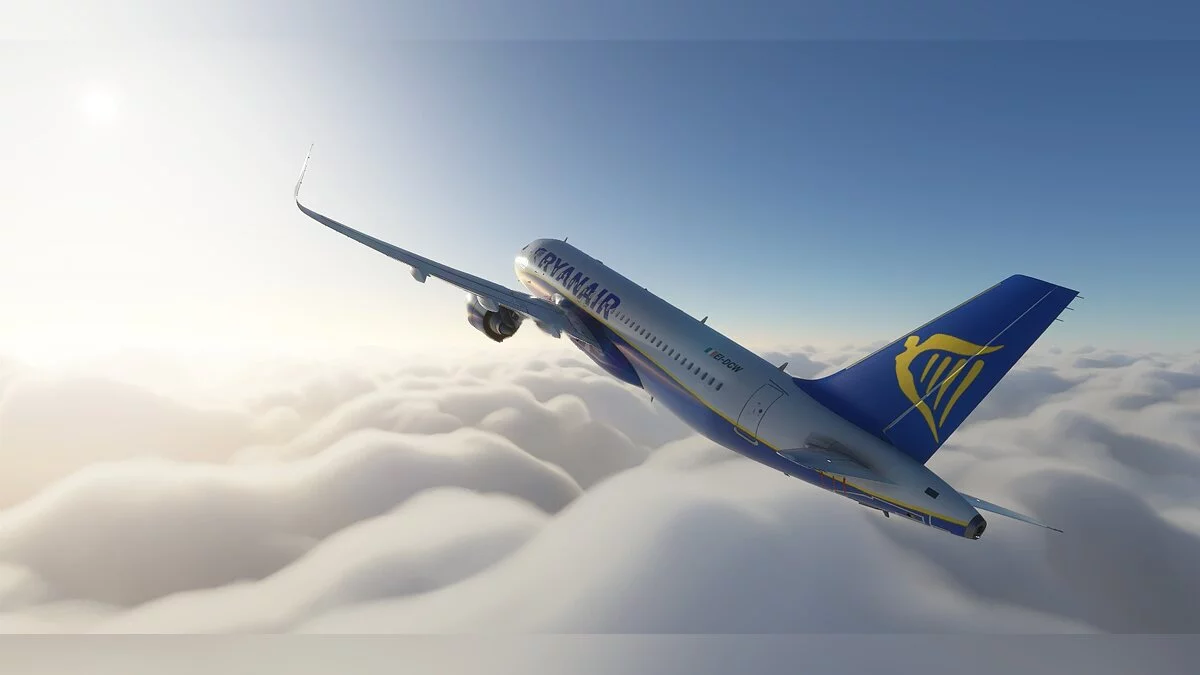 Microsoft Flight Simulator — Раскраска Ryanair для самолета A320