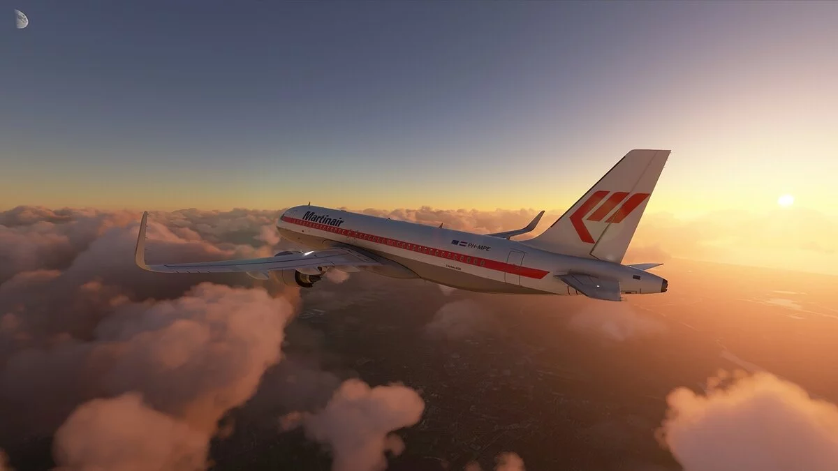 Microsoft Flight Simulator — Раскраска Martinair для самолета A320