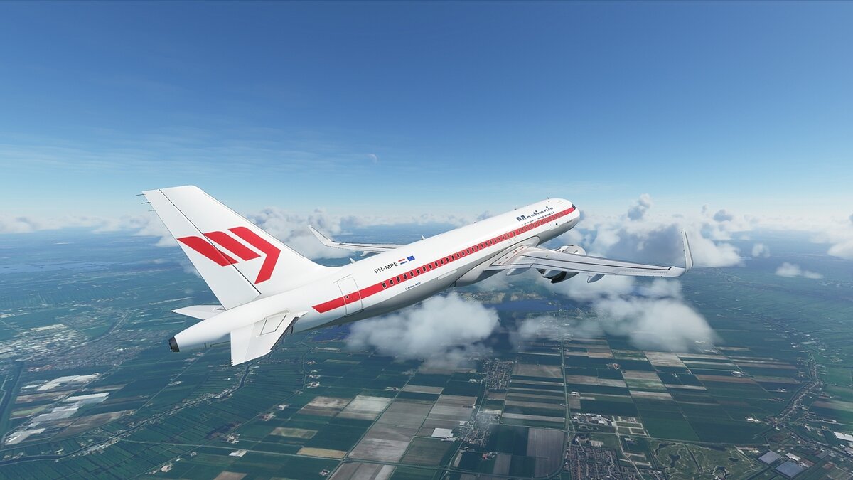 Microsoft Flight Simulator — Раскраска Martinair для самолета A320