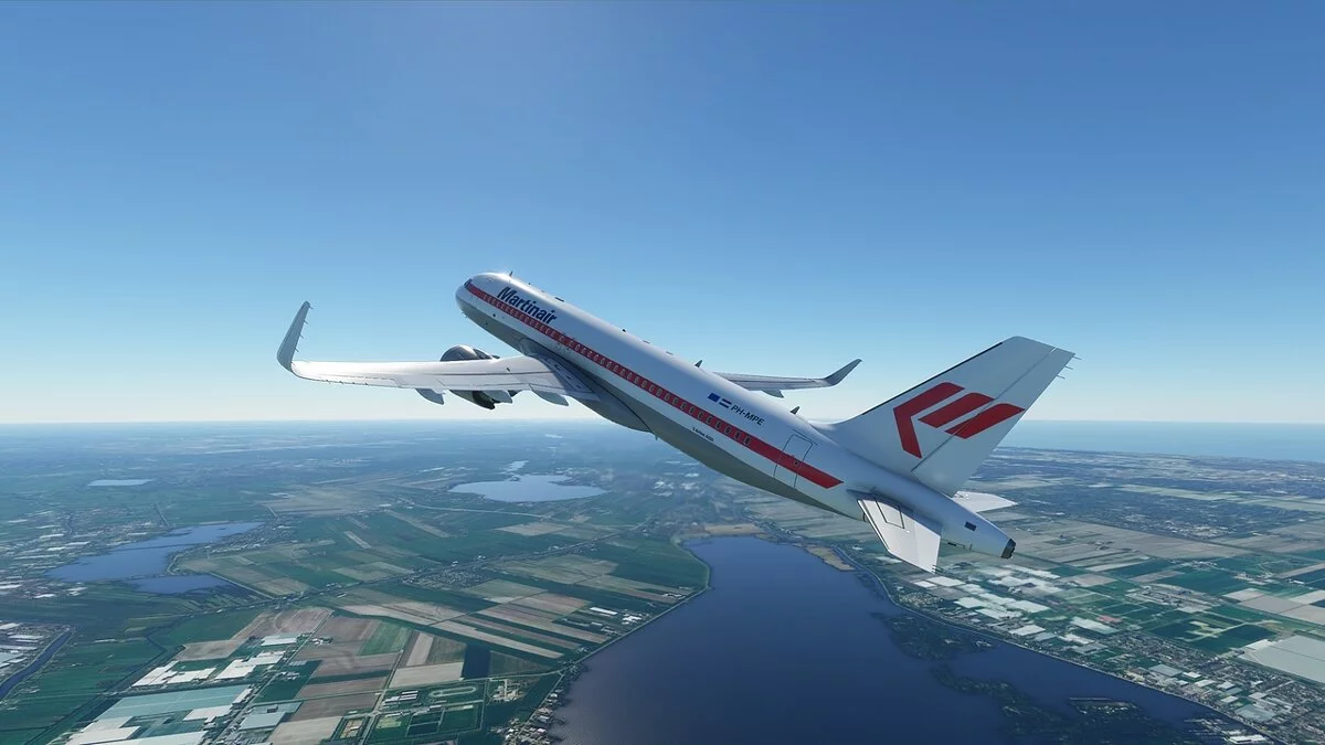 Microsoft Flight Simulator — Раскраска Martinair для самолета A320