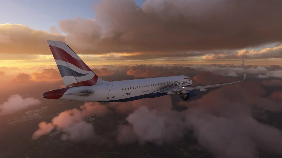 Microsoft Flight Simulator — Раскраска British Airways для самолета А 320