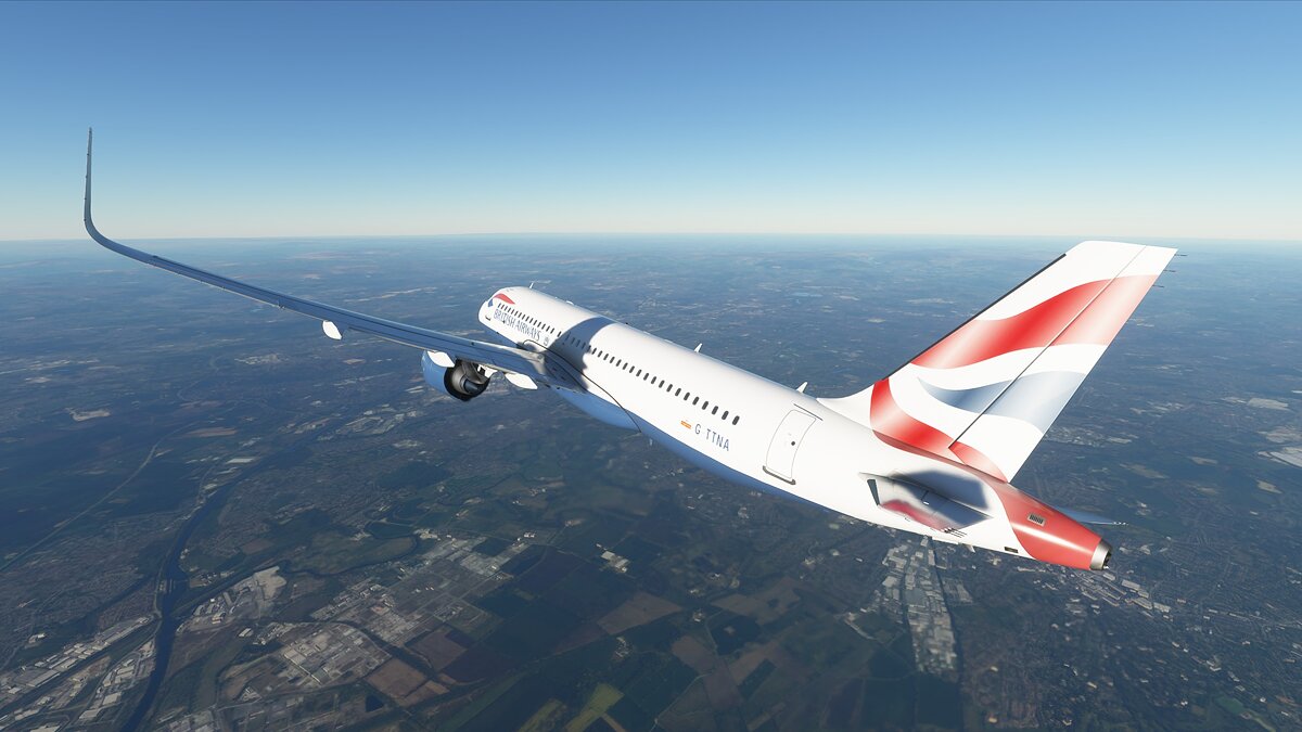 Microsoft Flight Simulator — Раскраска British Airways для самолета А 320