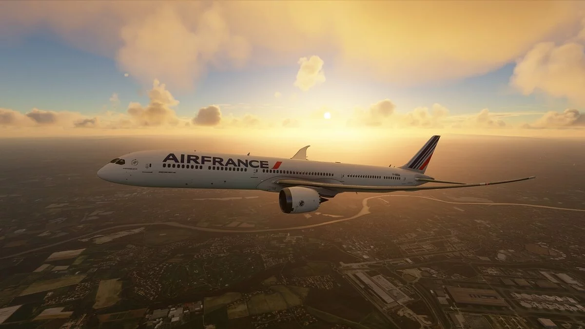 Microsoft Flight Simulator — Раскраска Air France для самолета B787-10