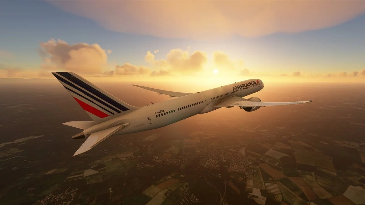 Microsoft Flight Simulator — Раскраска Air France для самолета B787-10