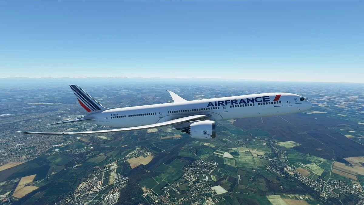 Microsoft Flight Simulator — Раскраска Air France для самолета B787-10