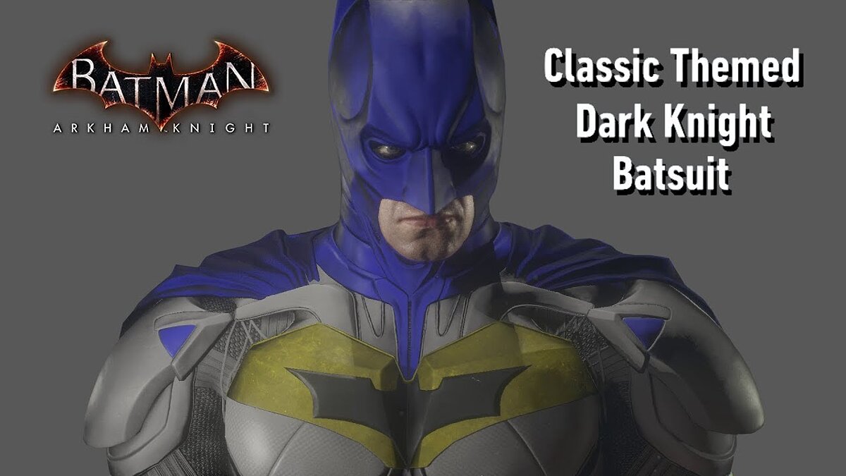 Batman: Arkham Knight Game of the Year Edition — Классические цвета костюма Бэтмена