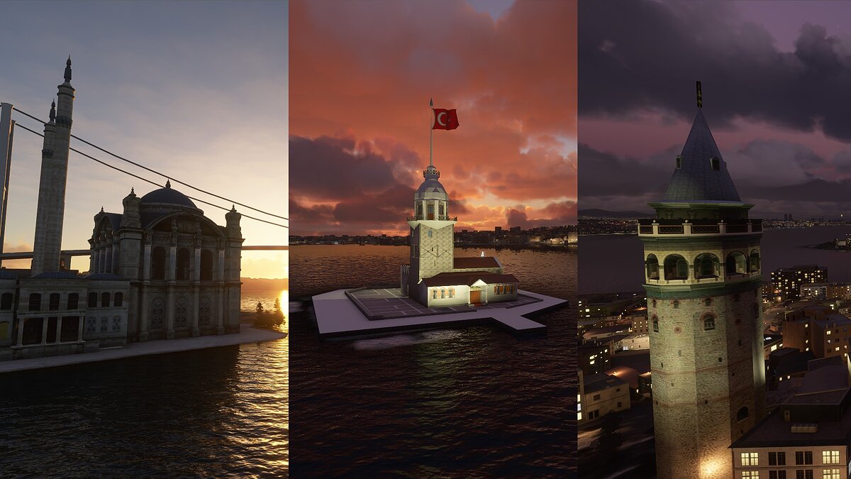 Microsoft Flight Simulator — Улучшенный Стамбул