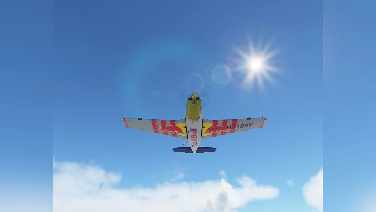 Microsoft Flight Simulator — Раскраска RedBull для самолета Beechcraft Bonanza G36