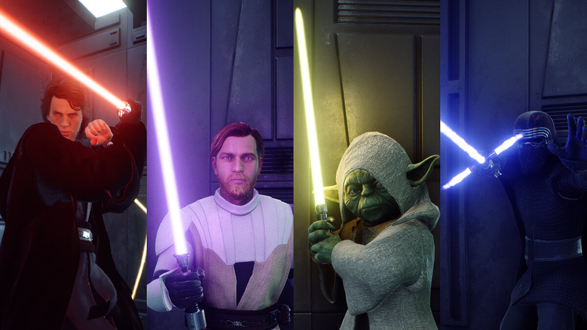 Star Wars: Battlefront 2 — Разные цвета для световых мечей
