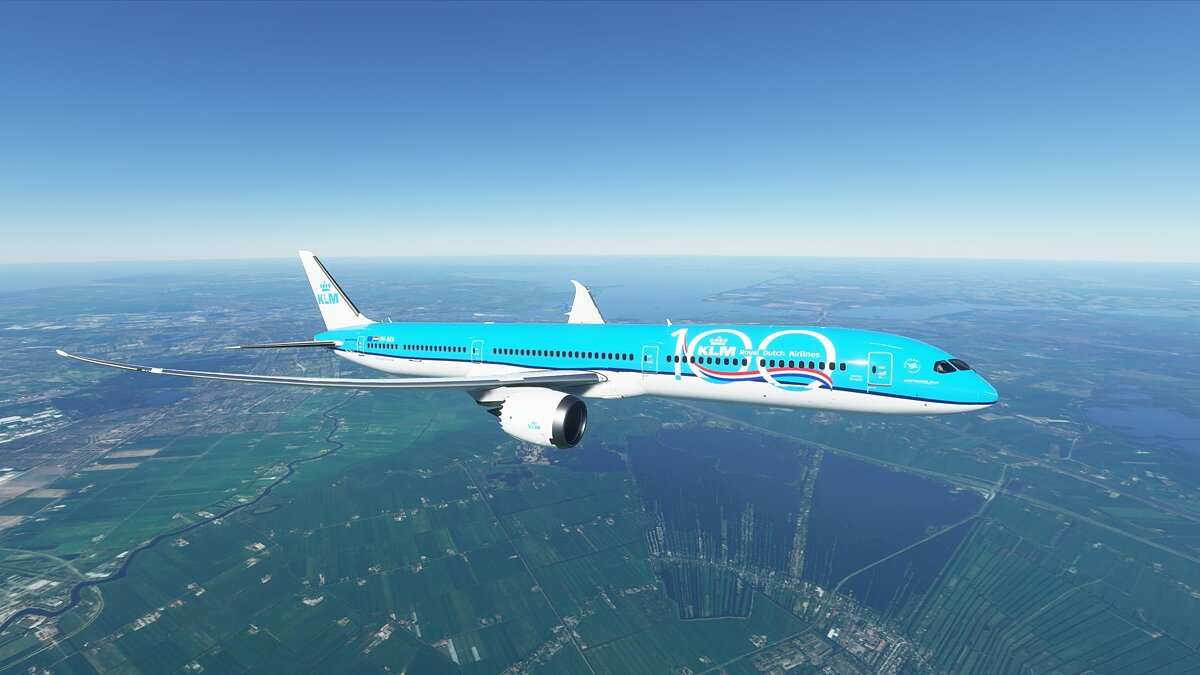 Microsoft Flight Simulator — Новая раскраска для KLM Boeing 787-10