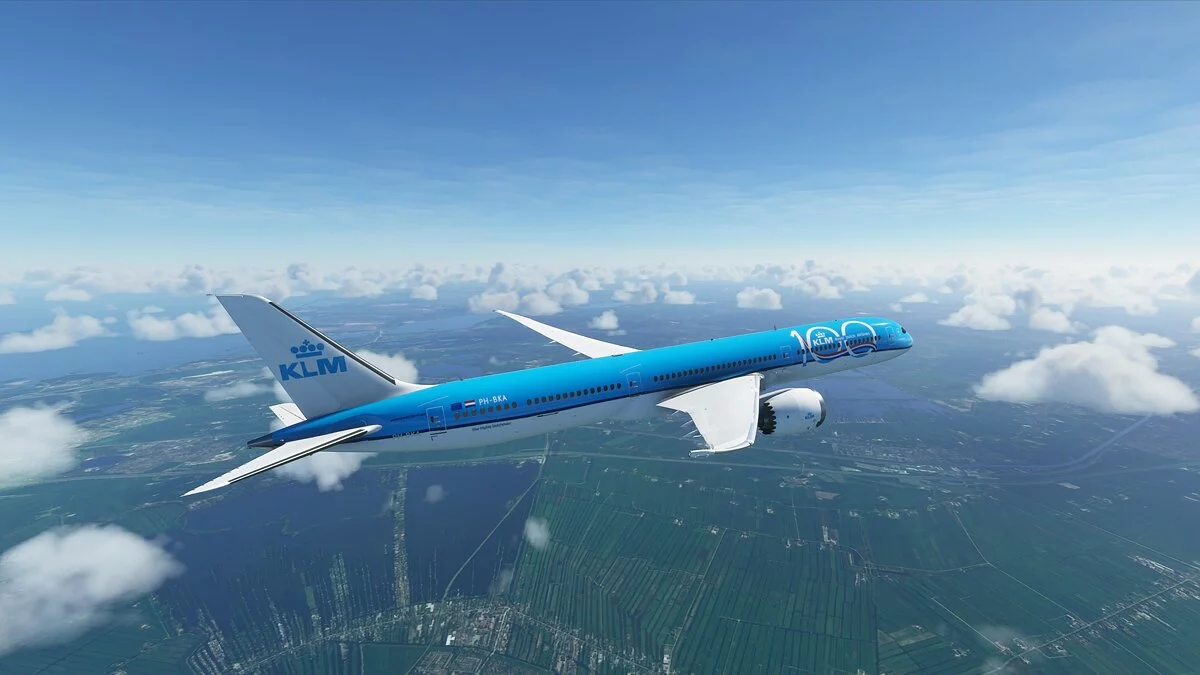 Microsoft Flight Simulator — Новая раскраска для KLM Boeing 787-10