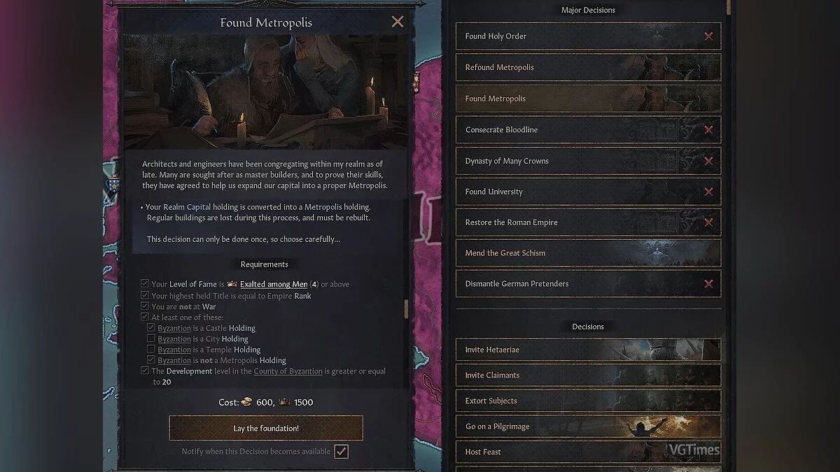 Crusader Kings 3 — Чудо-города