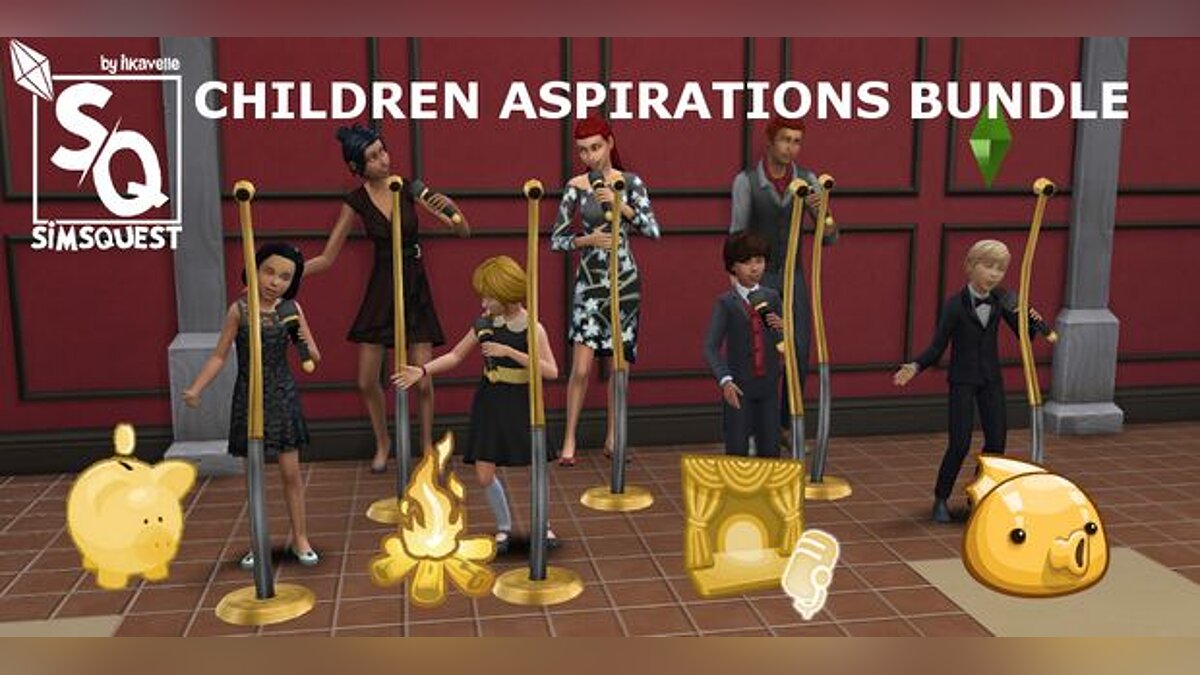The Sims 4 — Комплект детских жизненных целей (улучшенные дети)
