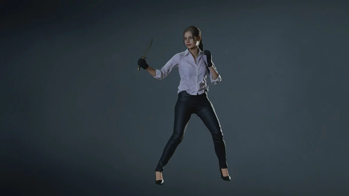 Resident Evil 2 — Клэр нуар без подтяжек и галстука