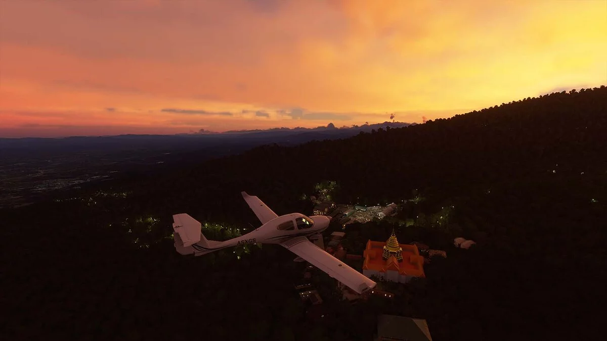 Microsoft Flight Simulator — Улучшенный храм в Тайланде